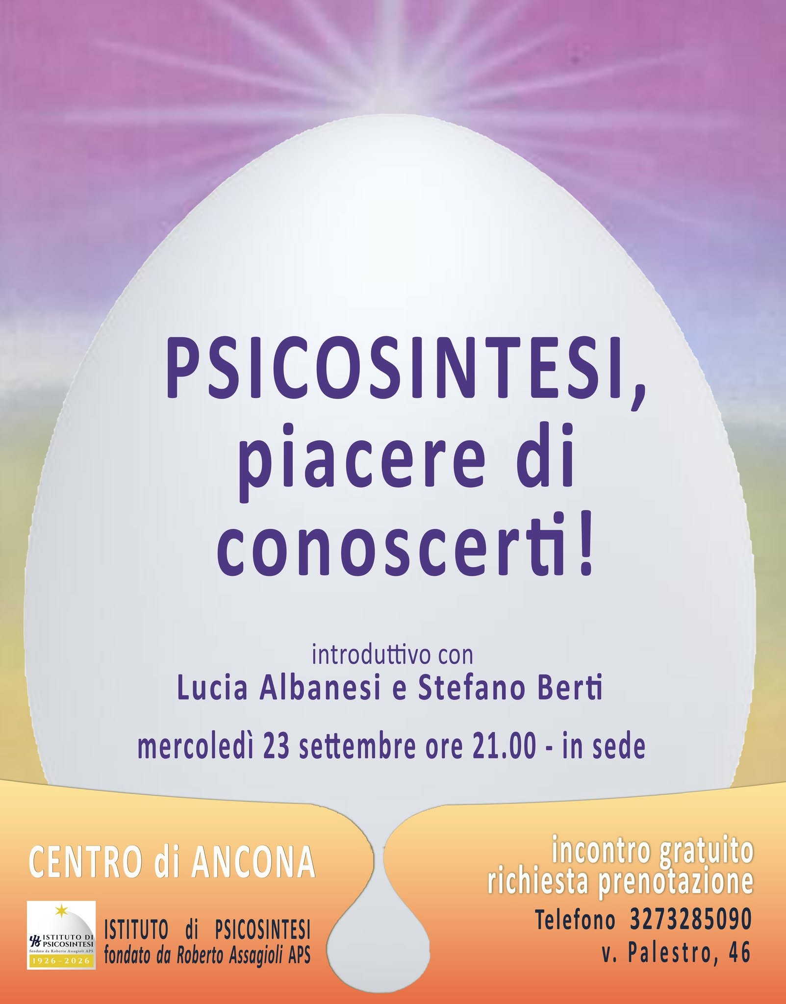 PSICOSINTESI, piacere di conoscerti