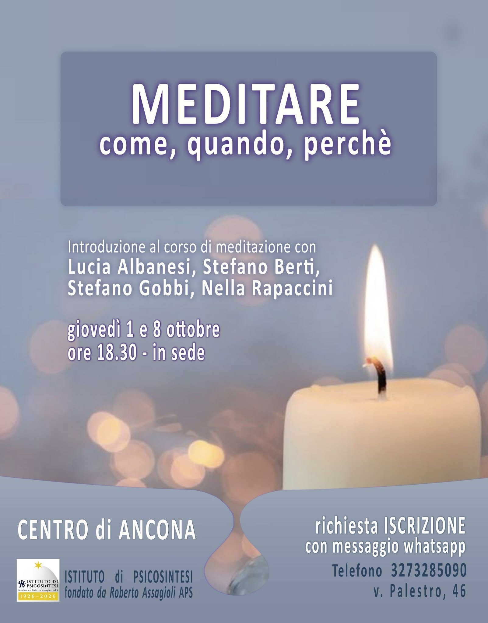MEDITARE, come, quando, perchè