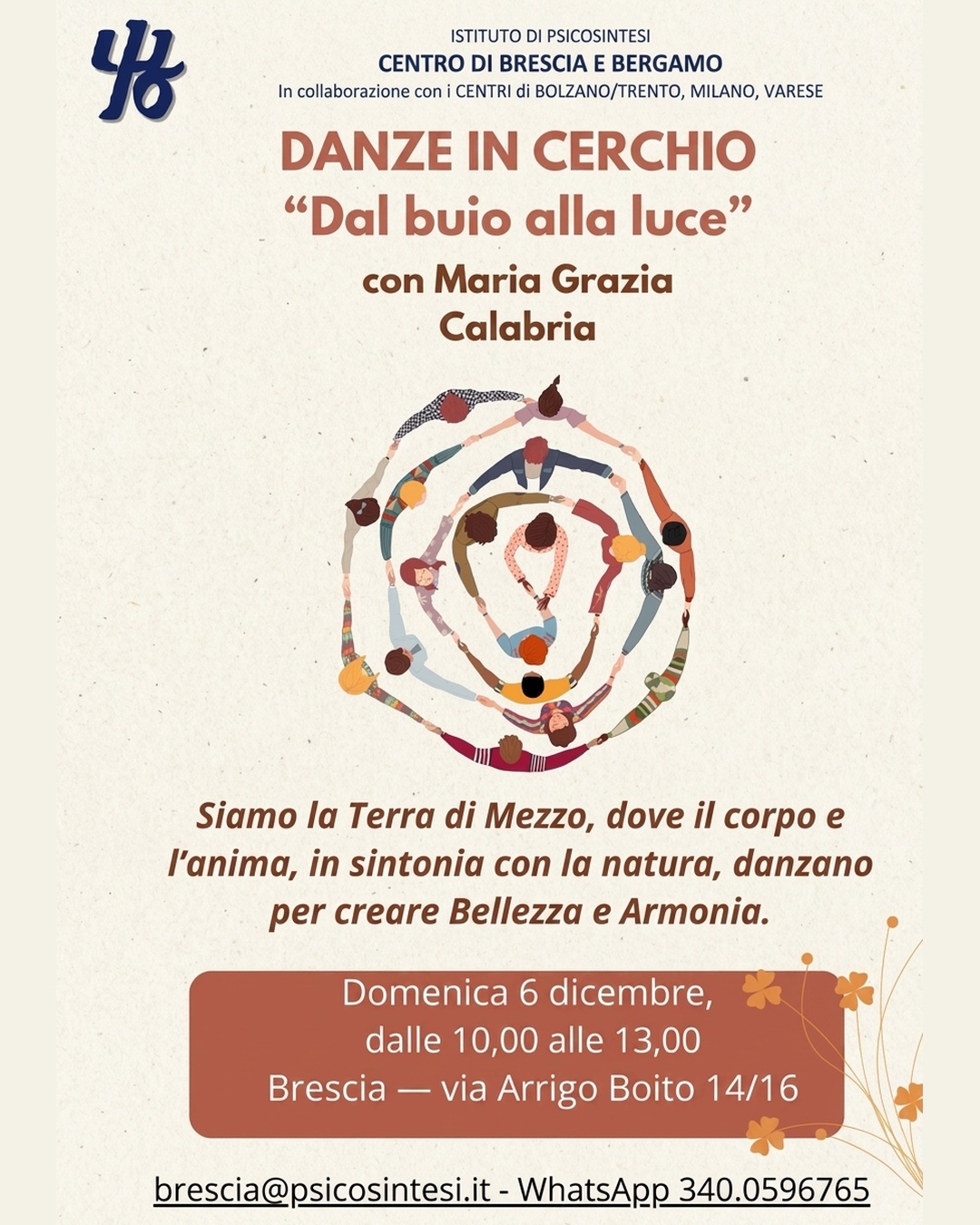 Danze in cerchio - “Dal buio alla luce”