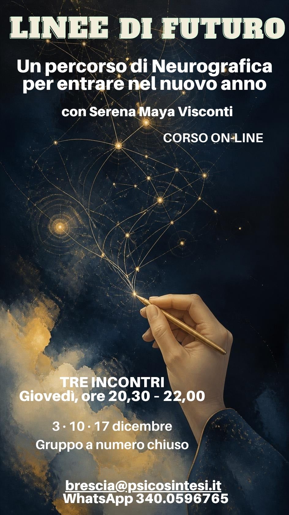 “Linee di futuro — Un percorso di Neurografica per entrare nel nuovo anno”