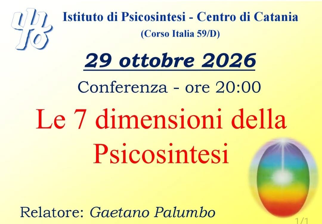 Le 7  dimensioni della psicosintesi!