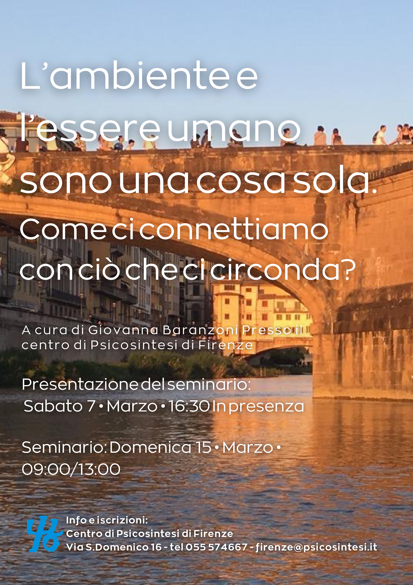 L'ambiente e l'essere umano sono una cosa sola. Come ci connettiamo con ciò che ci circonda.