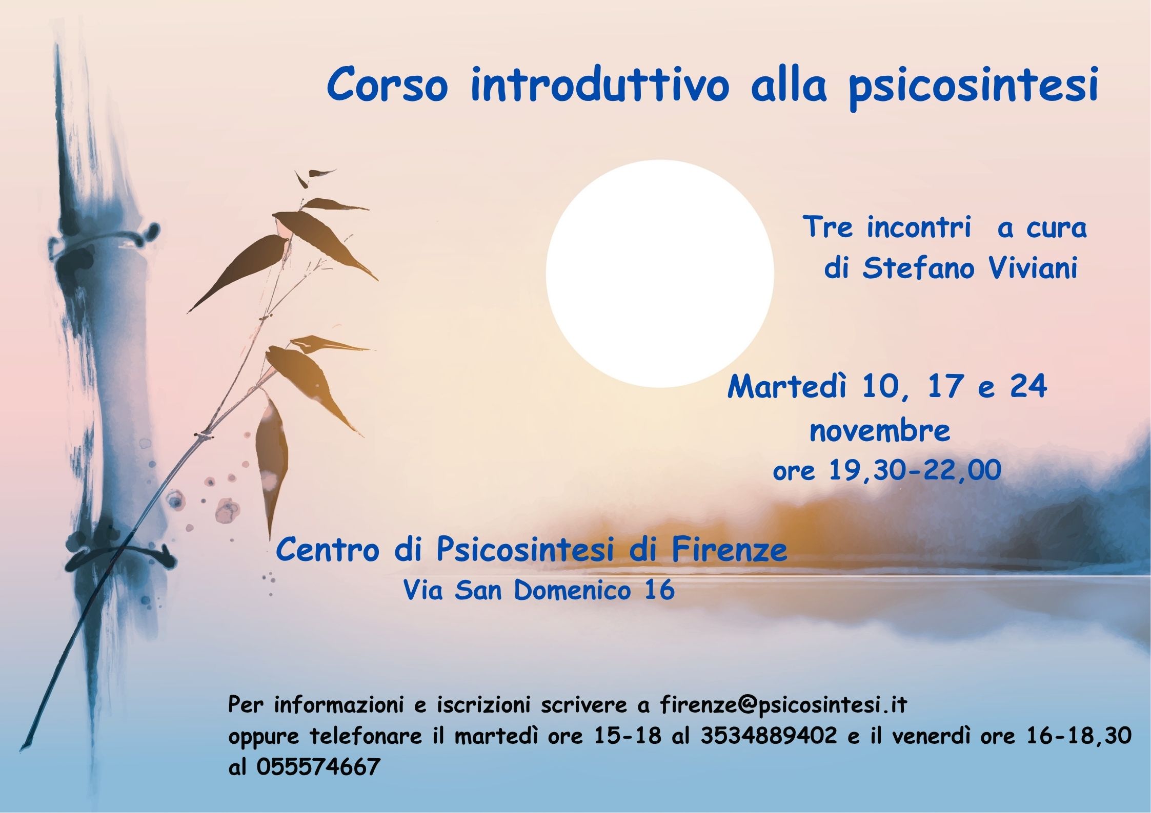 Corso Introduttivo alla Psicosintesi