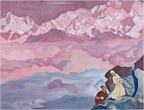 She who leads - N. Roerich