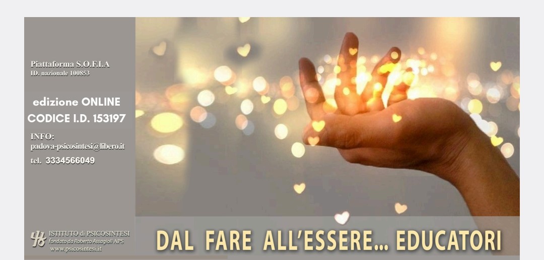 Dal fare all'essere ... educatori