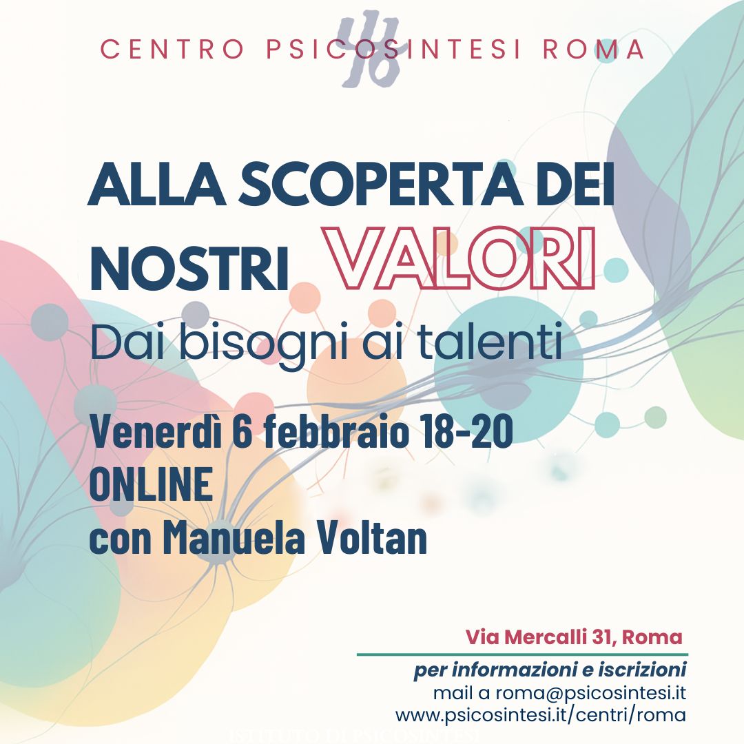 ALLA SCOPERTA DEL NOSTRO SISTEMA VALORIALE