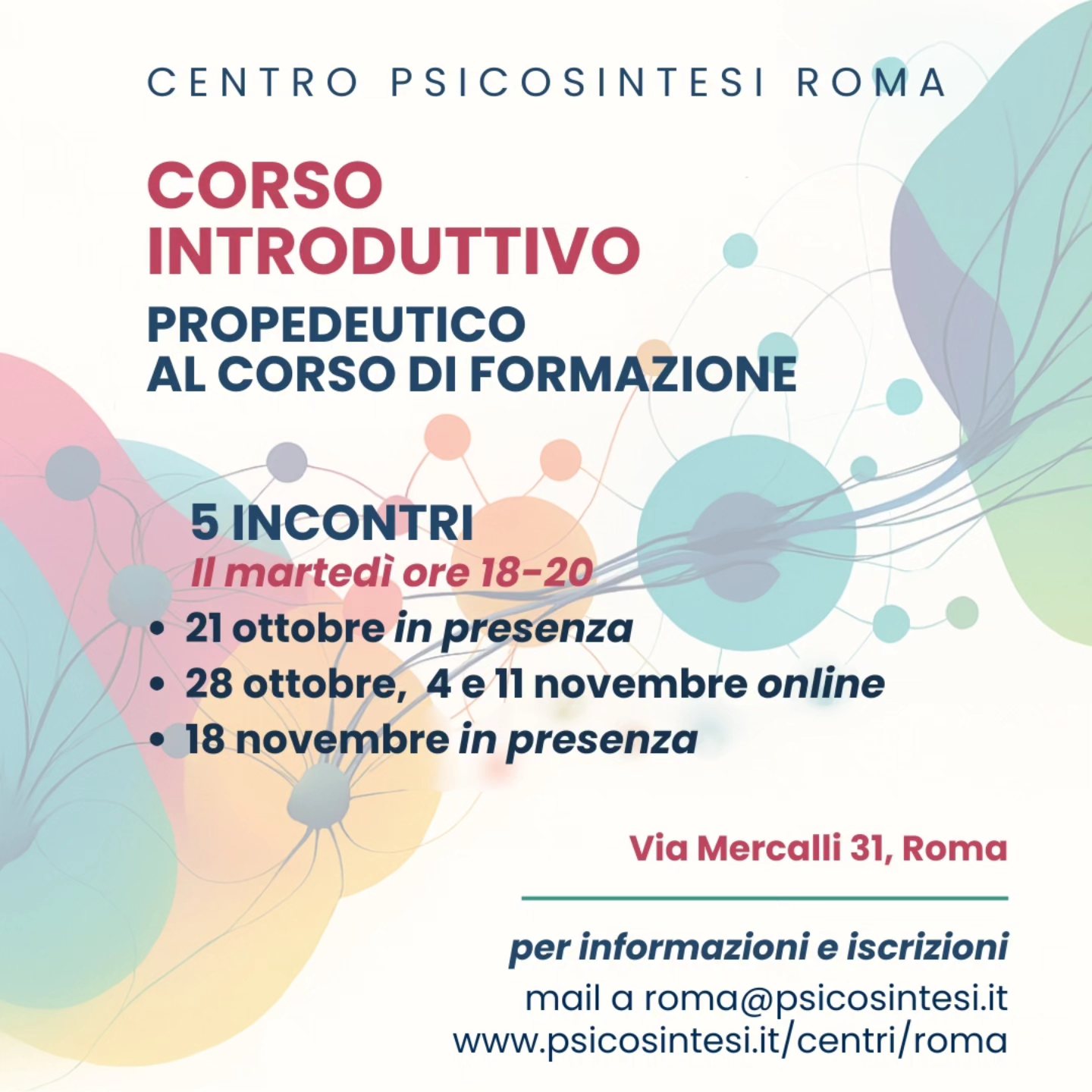 Corso introduttivo propedeutico al Corso di Autoformazione