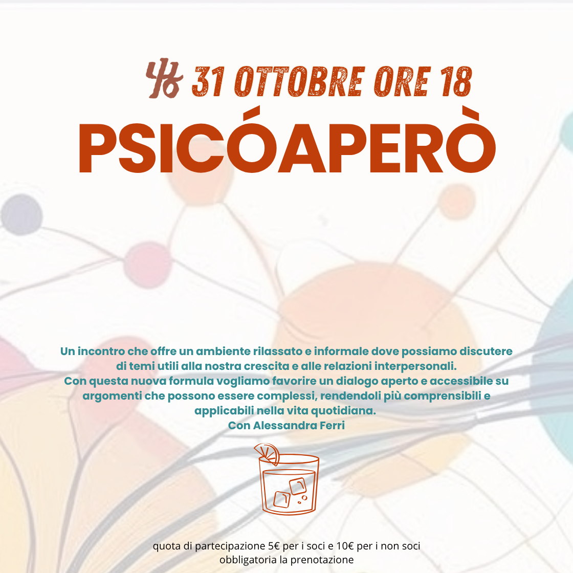 PSICOAPERO' DI NOVEMBRE