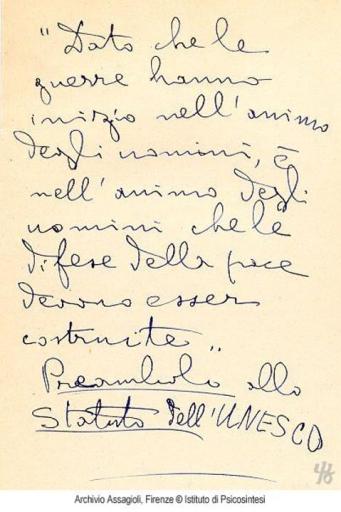Assagiolino LA PACE