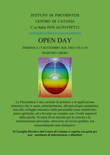 Open day 27-09-2026