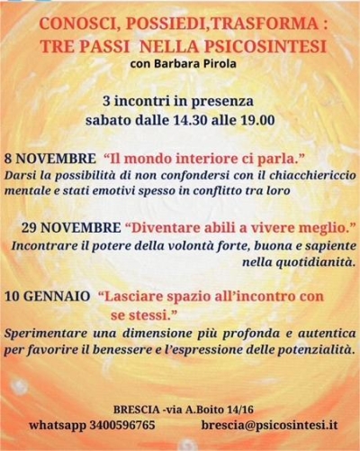 Conosci  Possiedi Trasforma